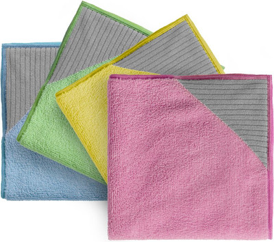 Набор салфеток хозяйственных TTS Dual-T Cloth TCH104029 (5шт, голубой) - 