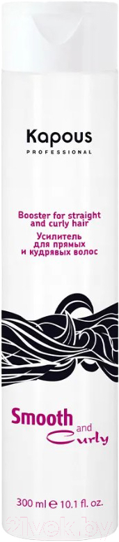 Бальзам для укладки волос Kapous Smooth and Curly Amplifier Усилитель для прямых и кудрявых волос (300мл)