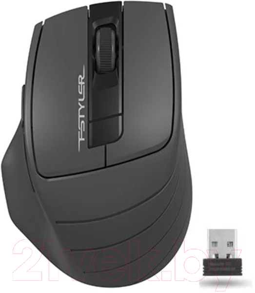 Мышь A4Tech Fstyler FG30S (серый) — фото 2
