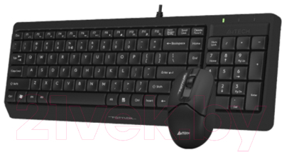 Клавиатура+мышь A4Tech Fstyler F1512 (черный)