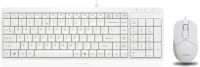Клавиатура+мышь A4Tech Fstyler F1512 (белый) - 
