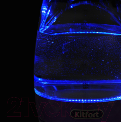 Электрочайник Kitfort KT-6123-1  (фиолетовый)