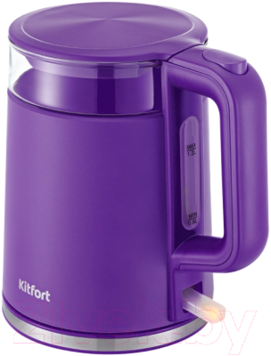 Электрочайник Kitfort KT-6124-1 (фиолетовый)