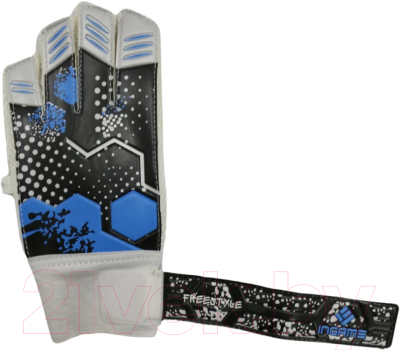 Перчатки вратарские Ingame Freestyle IF-702 (р.6, черный/голубой)