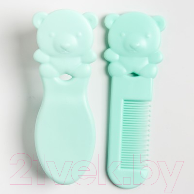 Набор для ухода за волосами детский Mum&Baby Мишка / 4591077 (зеленый)