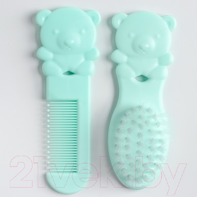Набор для ухода за волосами детский Mum&Baby Мишка / 4591077 (зеленый)