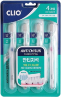 Набор зубных щеток Clio Antichisuk New MLR (4шт) - 