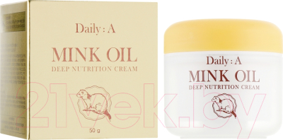 Изображение товара Крем для лица Deoproce Daily A Mink Oil Deep Nutrition (50мл)