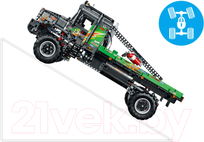 Конструктор Lego Technic Полноприводный грузовик-внедорожник MB Zetros 42129