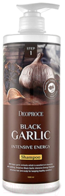 Шампунь для волос Deoproce Rinse Black Garlic Intensive Energy (1л)
