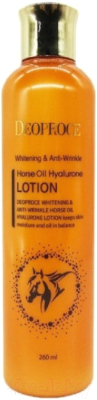 

Лосьон для лица Deoproce, Whitening & Anti-Wrinkle Horse Oil Hyalurone