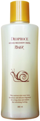 Тонер для лица Deoproce Hydro Recovery Snail  (380мл)