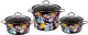 Миниатюра изображения товара Набор кастрюль КМЗ Адель 5 1 Элит (3шт, коричневый)