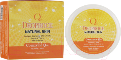Крем для лица Deoproce Natural Skin Coenzyme Q10 Nourishing  (100мл)