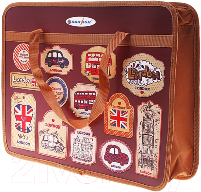 Папка-портфель Darvish Английский чемоданчик / DV-7368