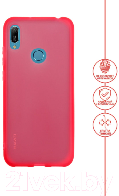 Чехол-накладка Volare Rosso Cordy для Huawei Y6 2019/Y6s/Honor 8A/8A Pro (красный)