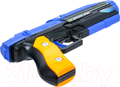 Бластер игрушечный Bondibon Оружейник / ВВ4887 (фиолетовый)
