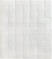 Панель ПВХ листовая Grace Самоклеющаяся Кирпич белый (700x770мм) - 