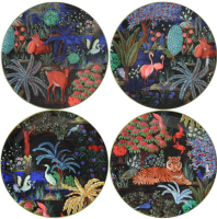

Набор тарелок Gien, Le jardin du palais / 1853B4AD02