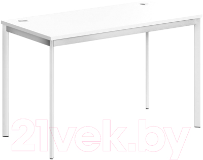 Письменный стол Skyland СП-2.1S 1200x600x755 (белый/алюминий)