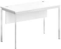 Письменный стол Skyland СП-2.1SD 1200x600x755 (белый/алюминий) - 