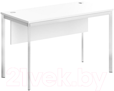 Письменный стол Skyland СП-2.1SD 1200x600x755 (белый/алюминий)