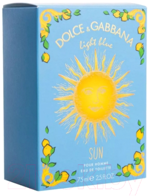Туалетная вода Dolce&Gabbana Light Blue Sun Pour Homme (75мл)