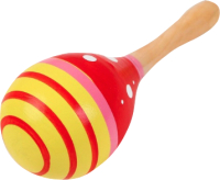 

Музыкальная игрушка Лесная мастерская, Маракас с белым горошком / 495117