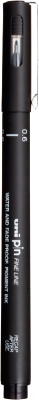 Лайнер UNI Mitsubishi Pencil PIN06-200(S) Black (0.6мм, черный)