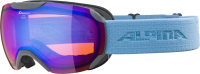Очки горнолыжные Alpina Sports 2021-22 Pheos S Q-Lite / A7214822-22 (серый/небесно-голубой) - 