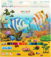 

Набор цветных карандашей Mazari, Oceanic / М-6133-24