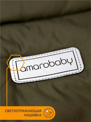 Конверт детский Amarobaby Snowy Baby / AMARO-6102-HK (хаки)