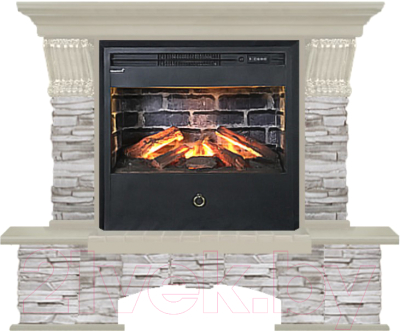 

Каминокомплект Glenrich, Бостон Samba 3D