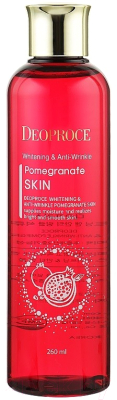 Тонер для лица Deoproce Whitening And Anti-Wrinkle Pomegranate (260мл)