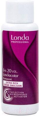 Эмульсия для окисления краски Londa Professional Londacolor 6% (60мл)