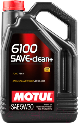 

Моторное масло Motul, 6100 Save-clean+ 5W30 / 107999