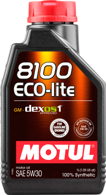 Моторное масло Motul 8100 Eco-lite 5W30 / 108212 (1л)