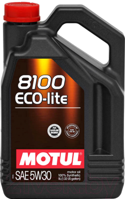 Моторное масло Motul 8100 Eco-lite 5W30 / 108214 (5л)