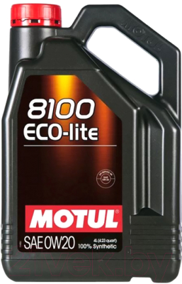 Моторное масло Motul 8100 Eco-lite 0W20 /108535 (4л)