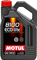 Моторное масло Motul 8100 Eco-lite 0W20 / 108536 (5л) - 