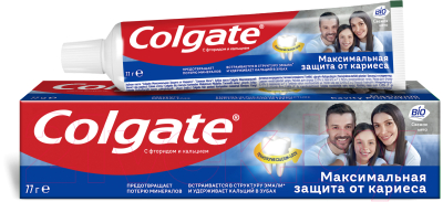 Зубная паста Colgate Mаксимальная защита от кариеса. Свежая мята (50мл)