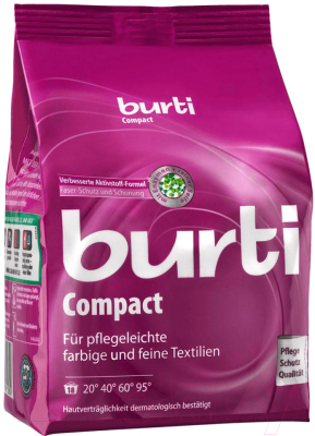 Стиральный порошок Burti Compact концентрированный для цветного тонкого белья (893г)