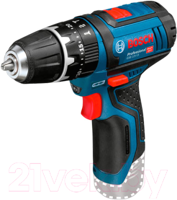 

Профессиональная дрель-шуруповерт Bosch, GSB 12V-15 Professional