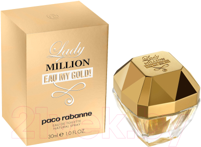 Туалетная вода Paco Rabanne Lady Million Eau My Gold! (30мл)