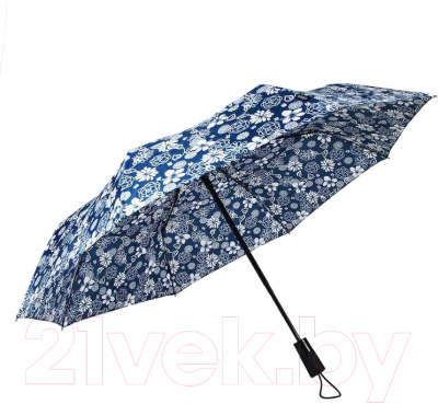 Зонт складной Urban 312 (синий/белый)