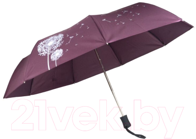 Зонт складной Капялюш 17С3-00213 (бордовый)