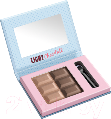 

Тени для бровей Misslyn, Блонд (бежевый), Brow Duo Eyebrow Powder 374.2