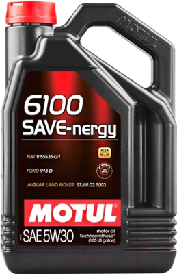 

Моторное масло Motul, 6100 Save-nergy 5W30 / 107953
