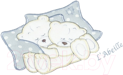 Комплект постельный для малышей L'Abeille Dolce 8 овал (бязь)