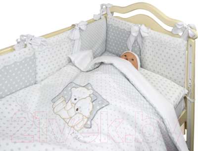 Комплект постельный для малышей L'Abeille Dolce 4 (бязь)